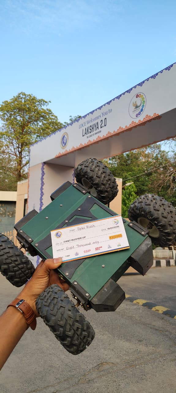 LD college Robo War second prize