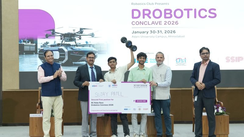 drobotics Adani 1st prize